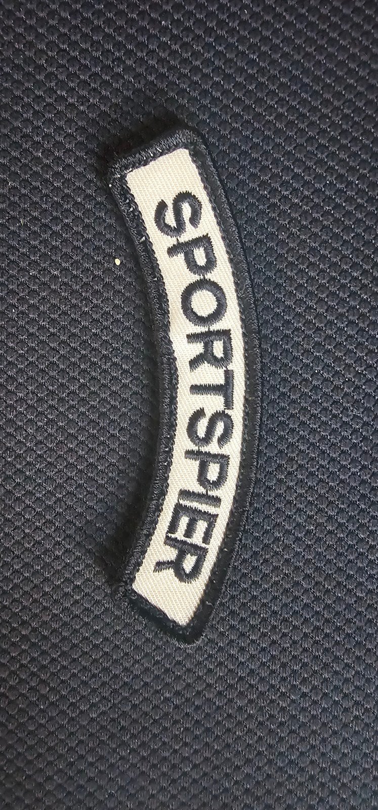 Geborduurde 'SPORTSPIER' straatnaam, Verzenden, Nederland, Embleem of Badge