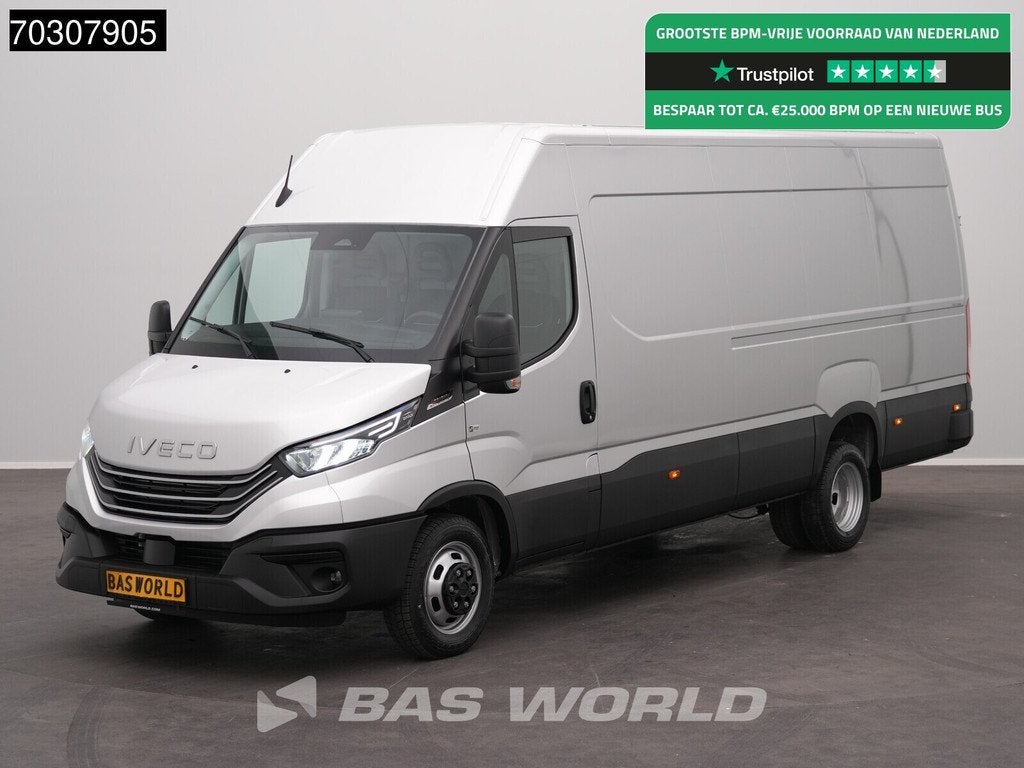 Iveco Daily 35C21 3.0L Automaat L4H2 210PK Dubbellucht ACC L, Auto's, Automaat, Stof, Euro 6, 4 cilinders