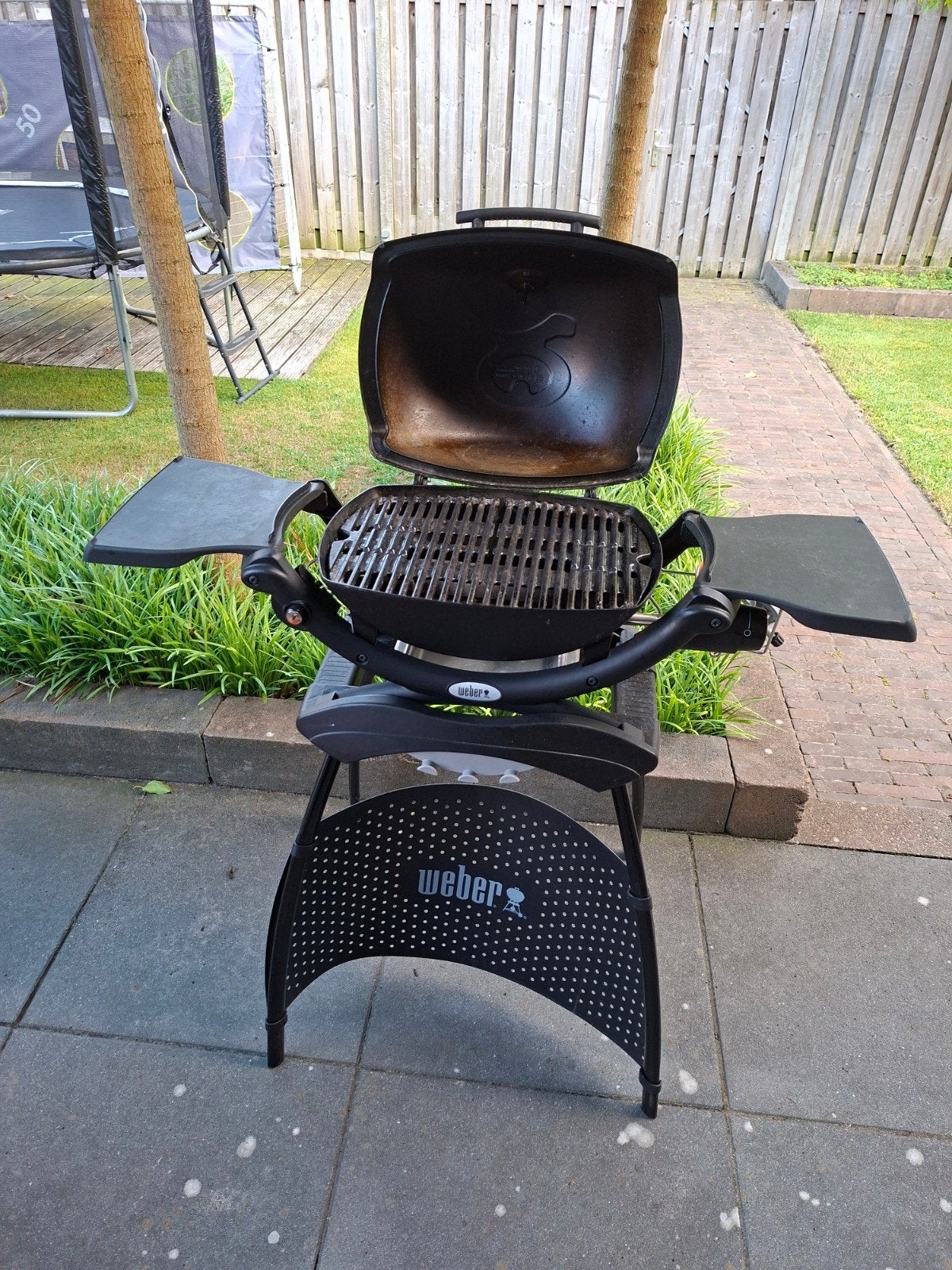 Weber Q 2200 Zwarte Barbecue met Standaard, Ophalen, Gebruikt, Weber