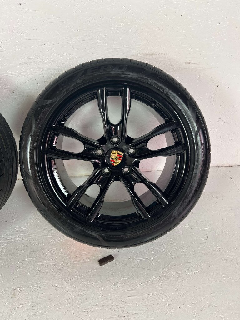 Originele Porsche 981 718 Cayman Boxster velg 19" 5x130 7mm, Auto-onderdelen, Gebruikt, 265 mm, Banden en Velgen, Niet ingevuld