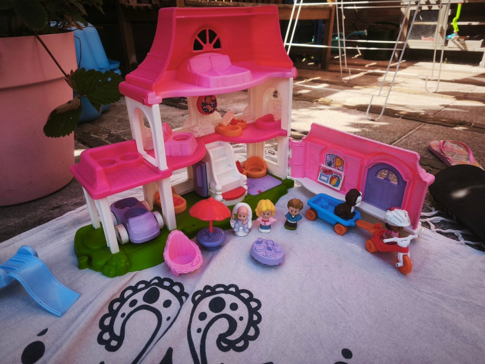 Fisher-Price Little People Speelhuis met accessoires, Ophalen, Gebruikt, Jongen of Meisje