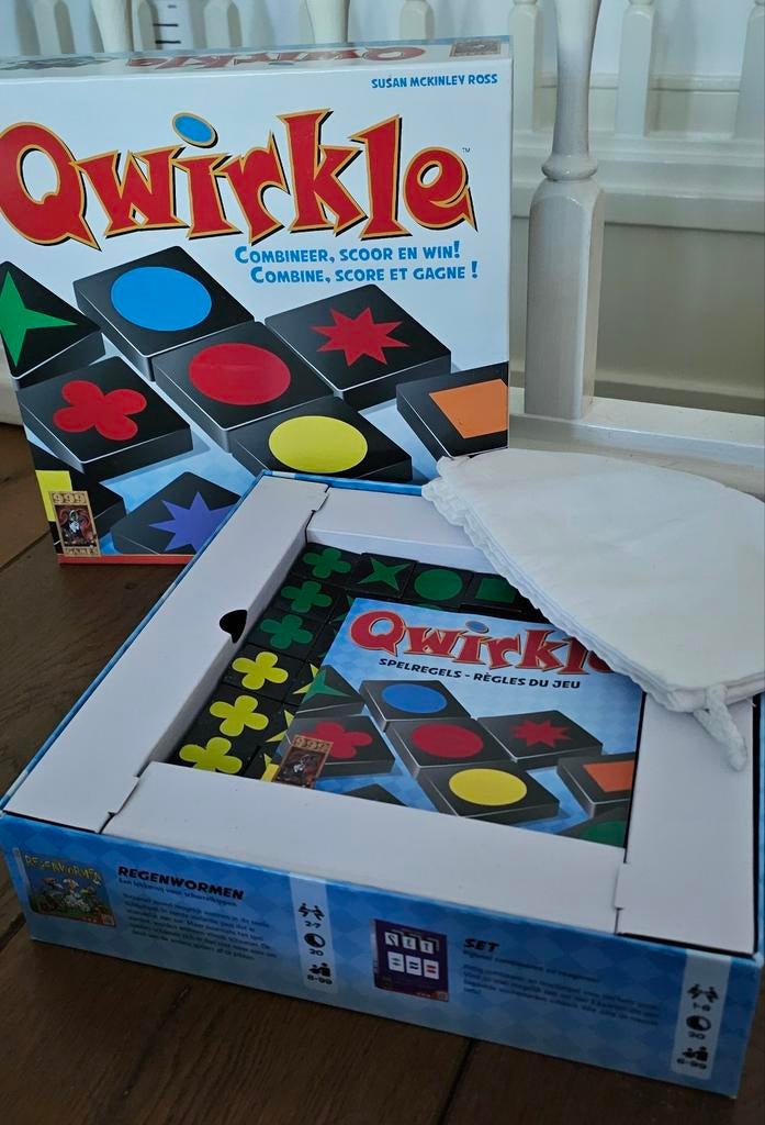 QWIRKLE- 999Games- compleet- 29x29-Verzend ook, Ophalen