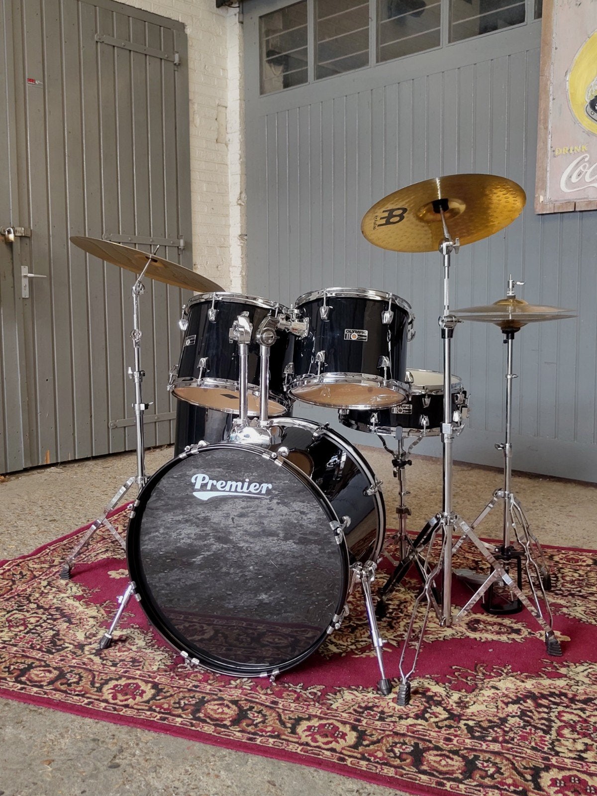 Olympic by Premier (beginners) drumstel., Ophalen, Zo goed als nieuw, Premier
