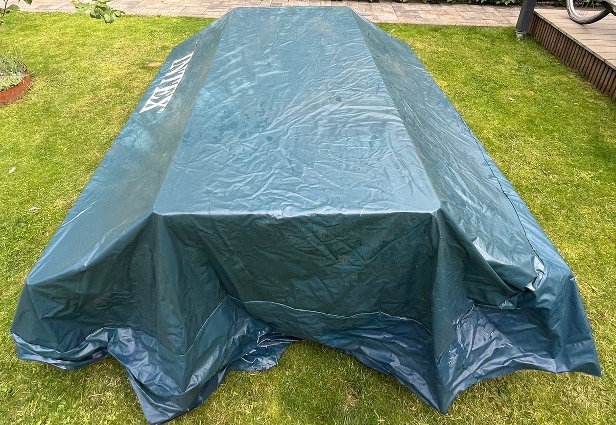 Intex zwembad afdekzeil - 3,04m x 1,82m, Ophalen of Verzenden, Gebruikt, Afdekzeil