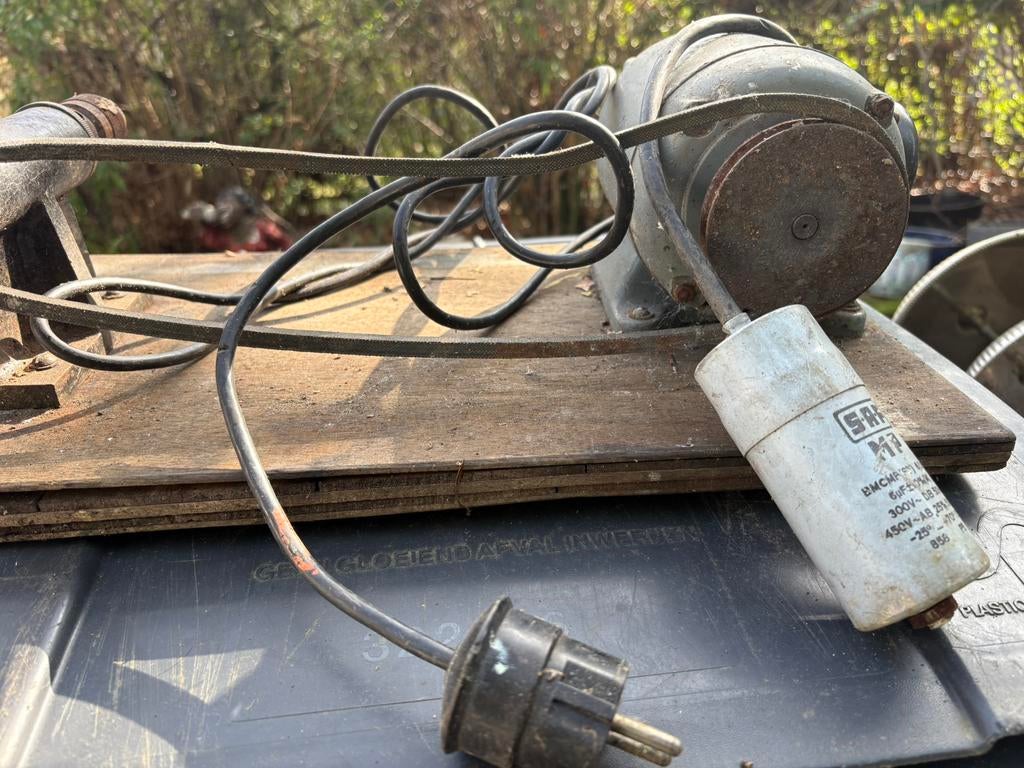 Vintage slijpmachine mer EMW motor, Ophalen of Verzenden, Zo goed als nieuw