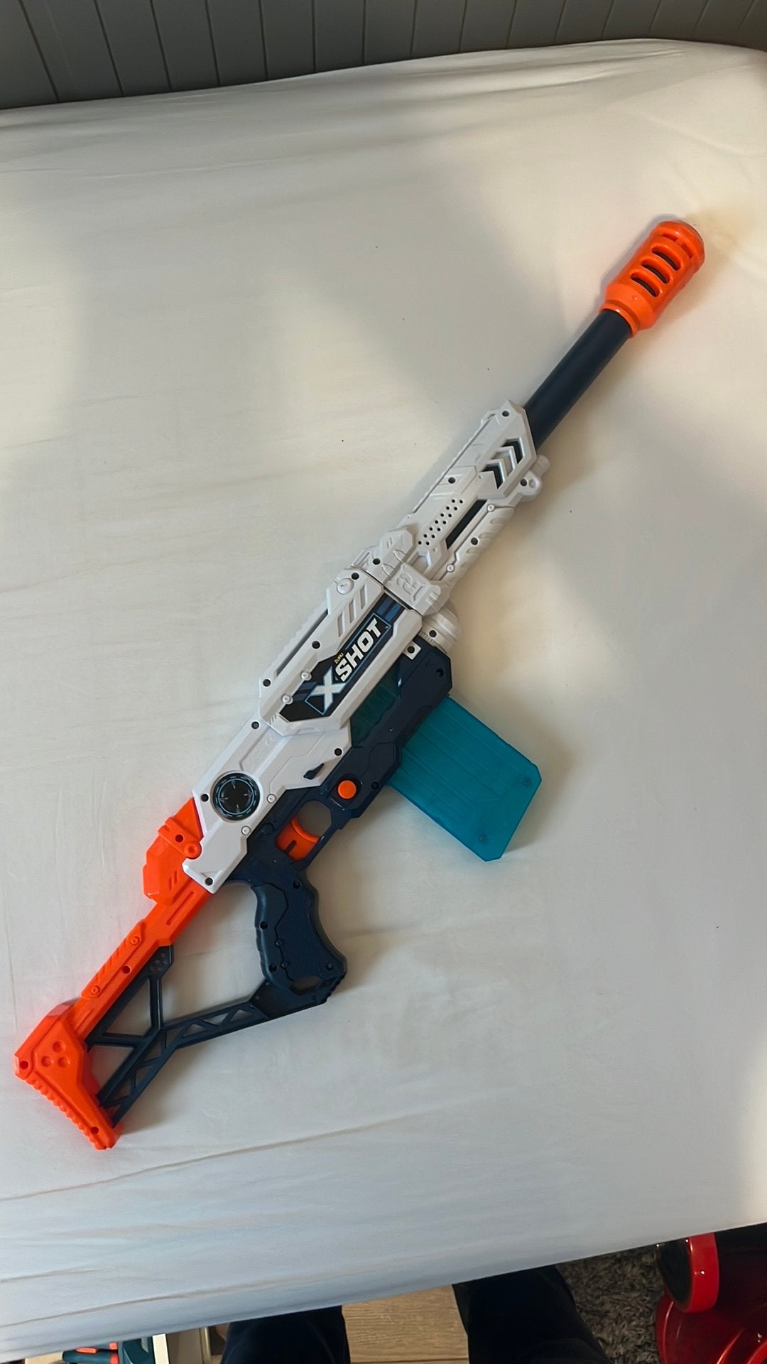 X-Shot Blaster speelgoedgeweer met magazijn en 8 pijltjes, Ophalen of Verzenden, Zo goed als nieuw