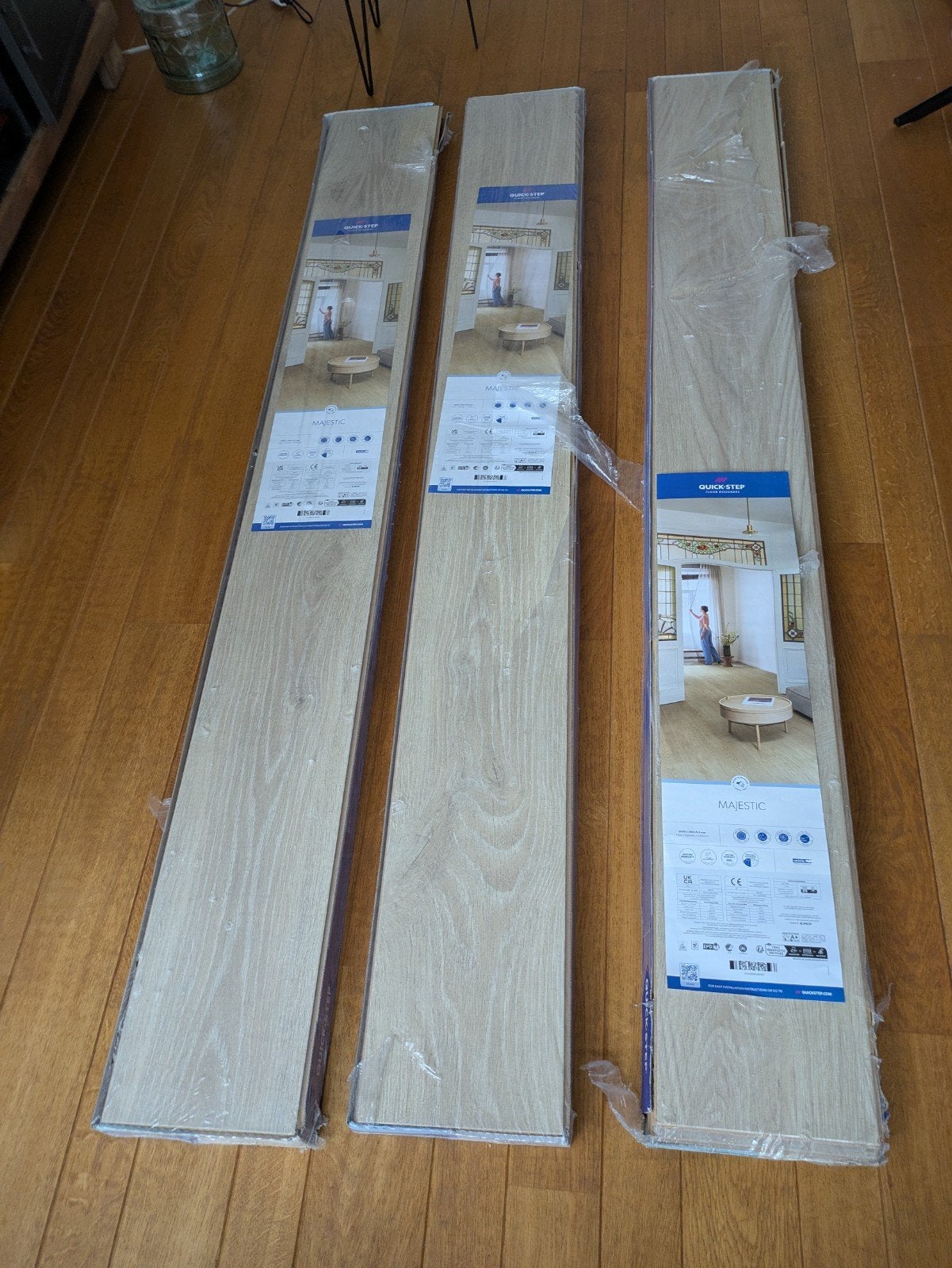 Laminaat Quick-step Majestic Licht eiken Woodland oak beige, Ophalen, Nieuw, 5 tot 10 m², 10 tot 30 cm