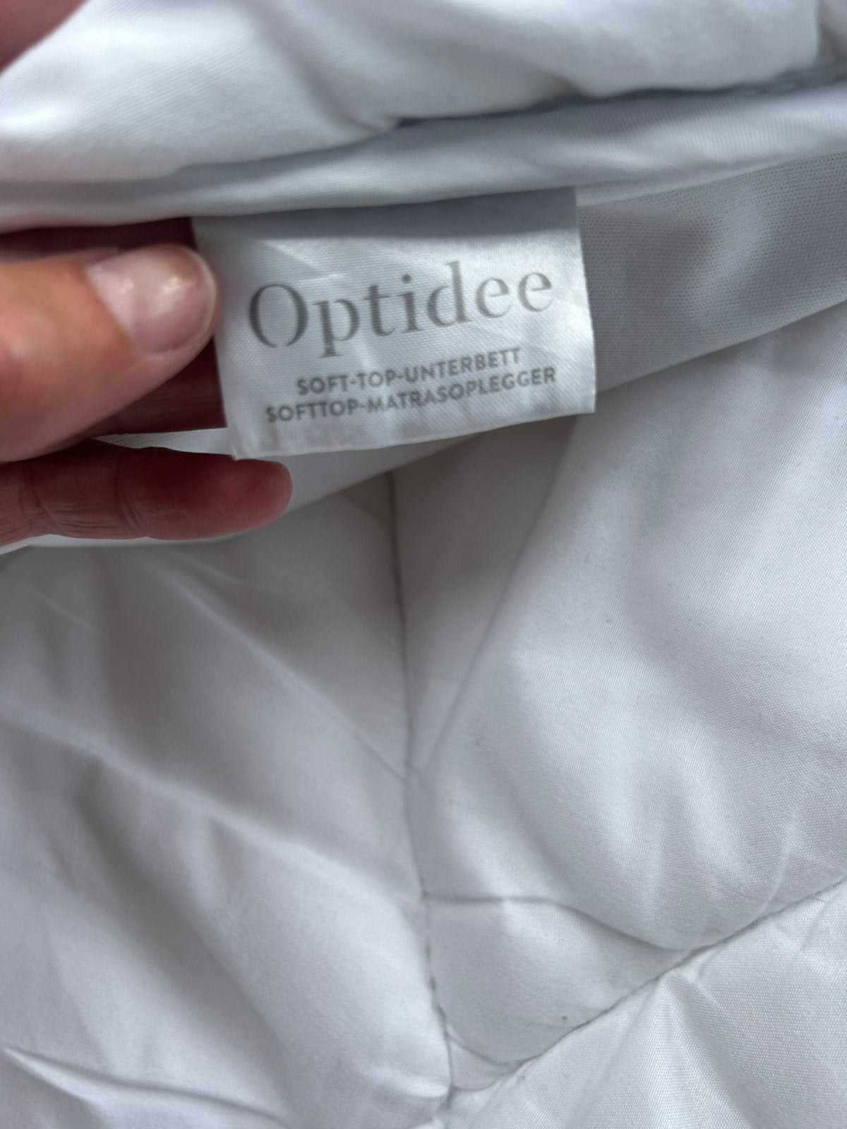 Optidee Soft-Top Matrasoplegger -  (wolkjestopper), 100 cm, Eenpersoons, Ophalen of Verzenden, Zo goed als nieuw