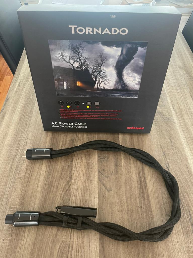 Audioquest Tornado High Current 1 meter, Ophalen of Verzenden, Zo goed als nieuw, Minder dan 2 meter, Overige kabels