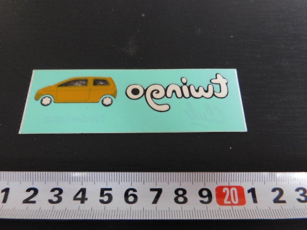 sticker raamsticker renault twingo club nederland *, Ophalen, Zo goed als nieuw