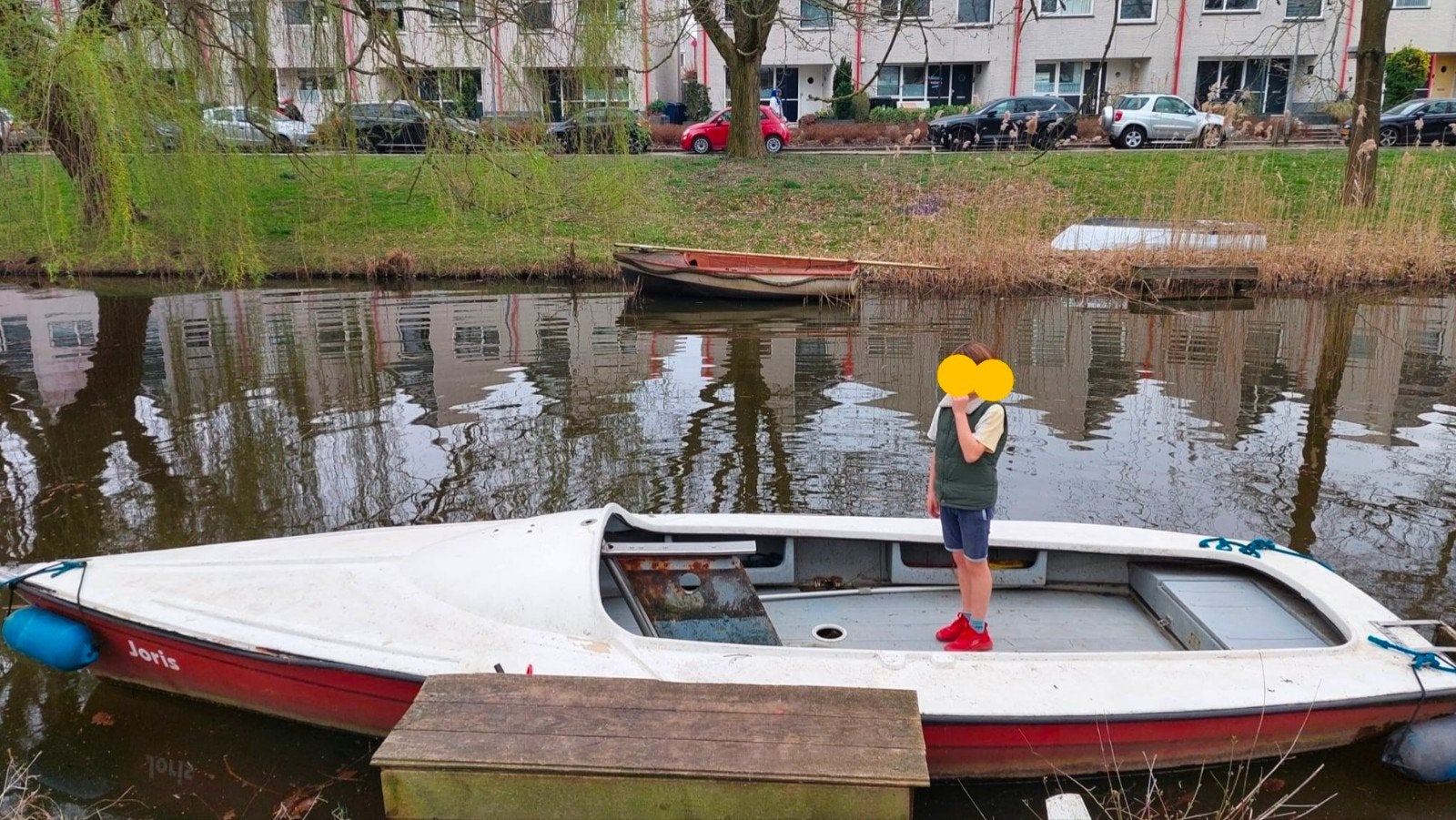 zeil/motorbootje zonder mast, zeil en motor, Ophalen, Gebruikt, Minder dan 15 m², Overige typen