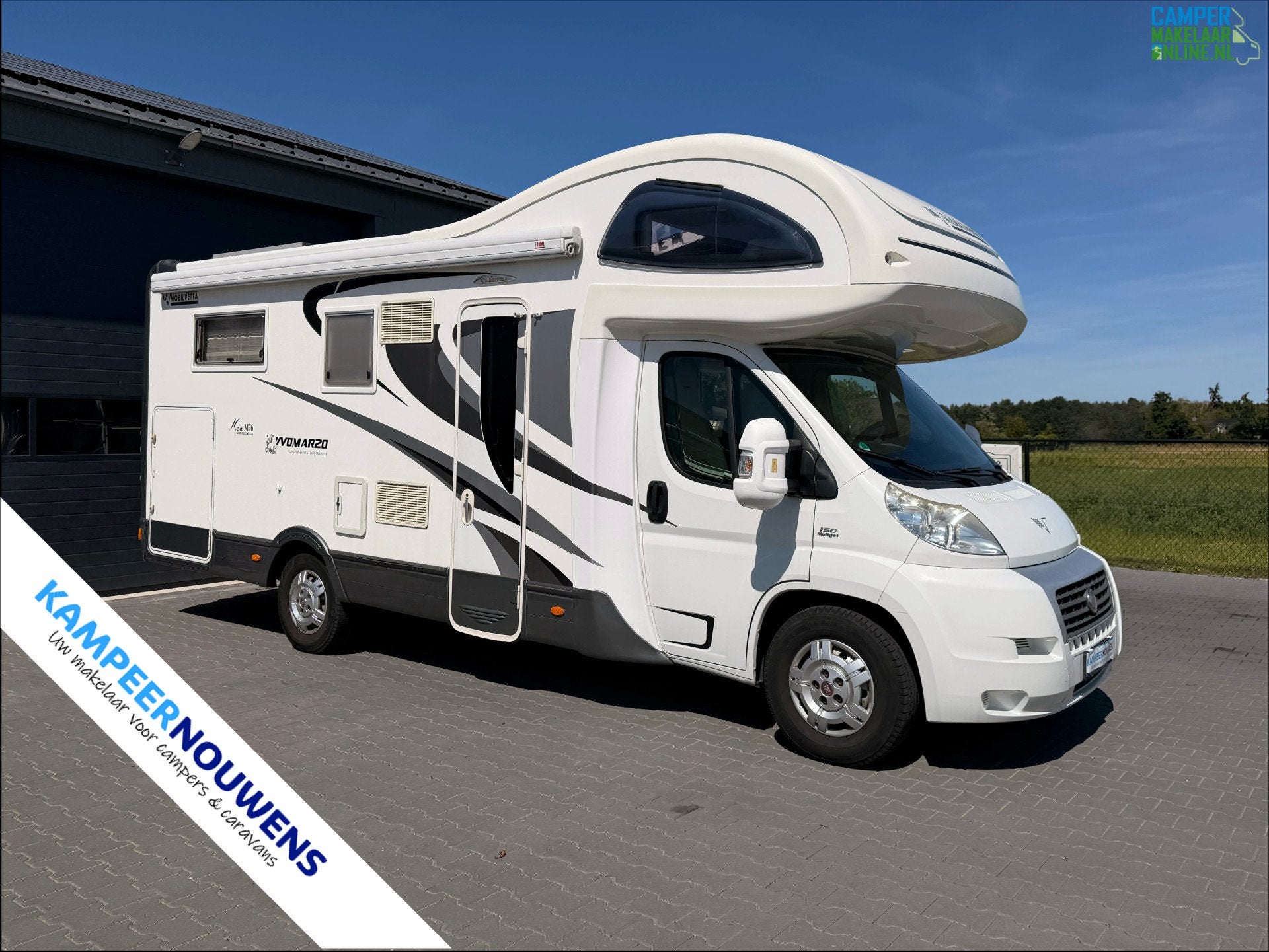 Mobilvetta Kea M76 | Enkele bedden | Automaat | Origineel NL, Alkoof, 7 tot 8 meter, Bedrijf, Diesel
