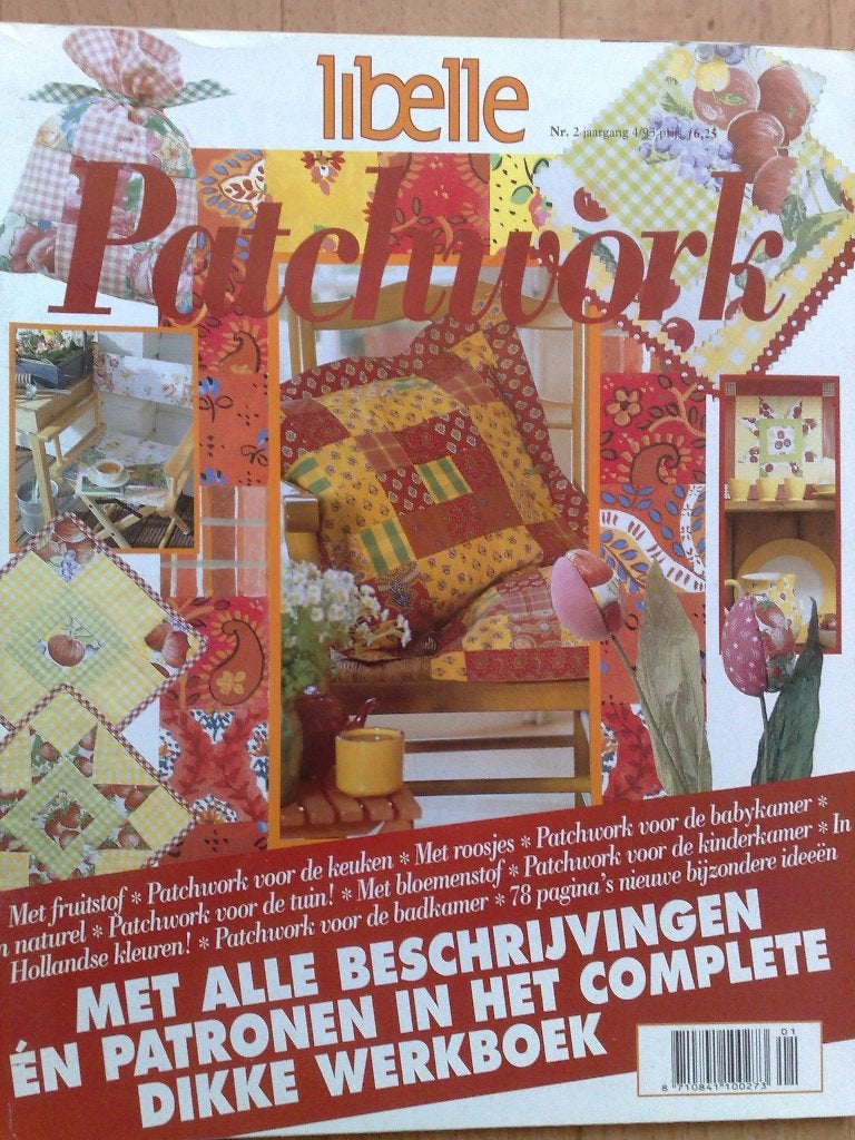Libelle patchwork nr. 4 / 1993, Verzenden, Zo goed als nieuw, Patroon