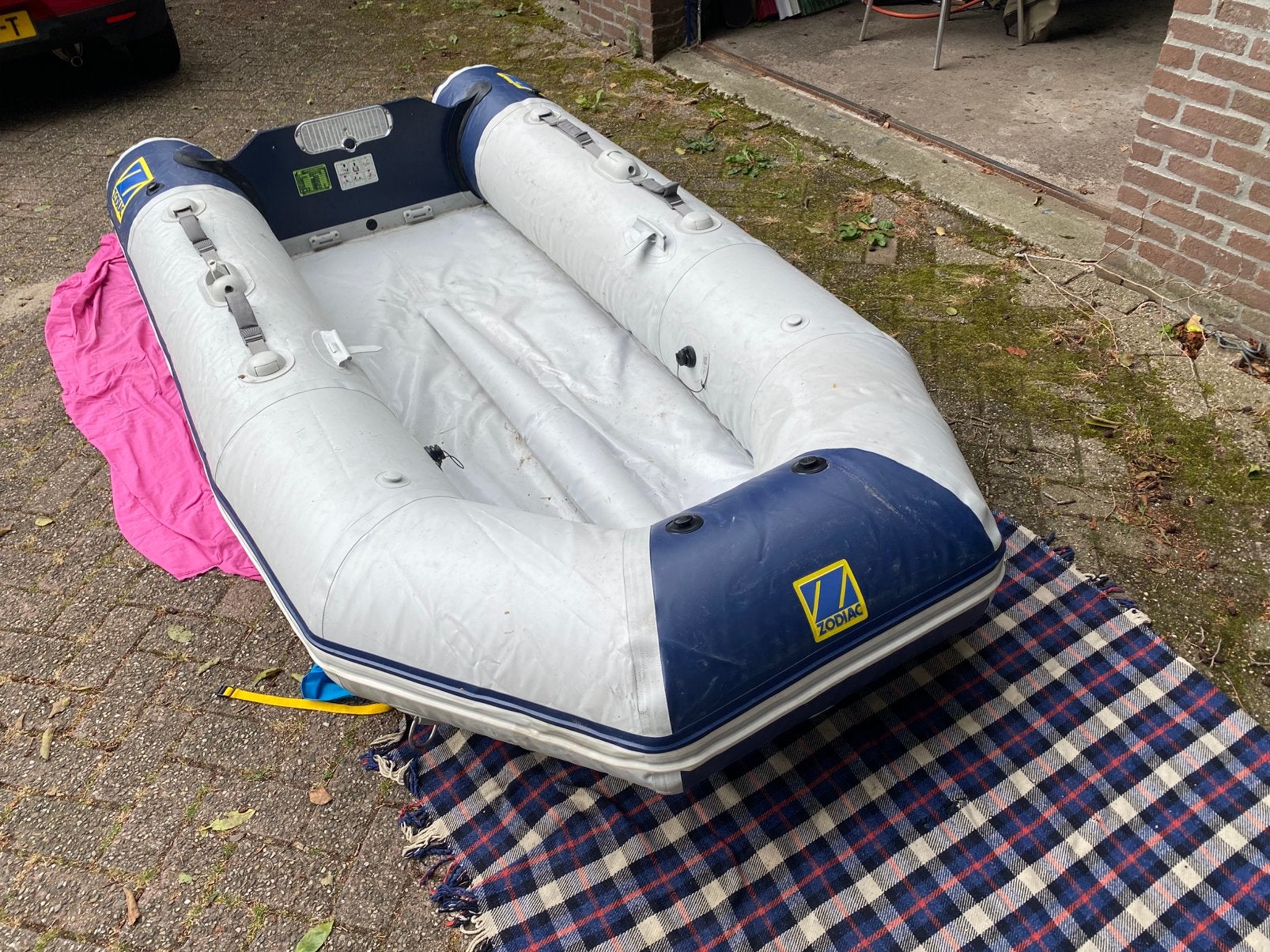 Zodiac rubberboot C310S 3,1 mtr met Yamaha 4 pk 2 takt, Watersport en Boten, Ophalen, Airdeck, Gebruikt, Yamaha