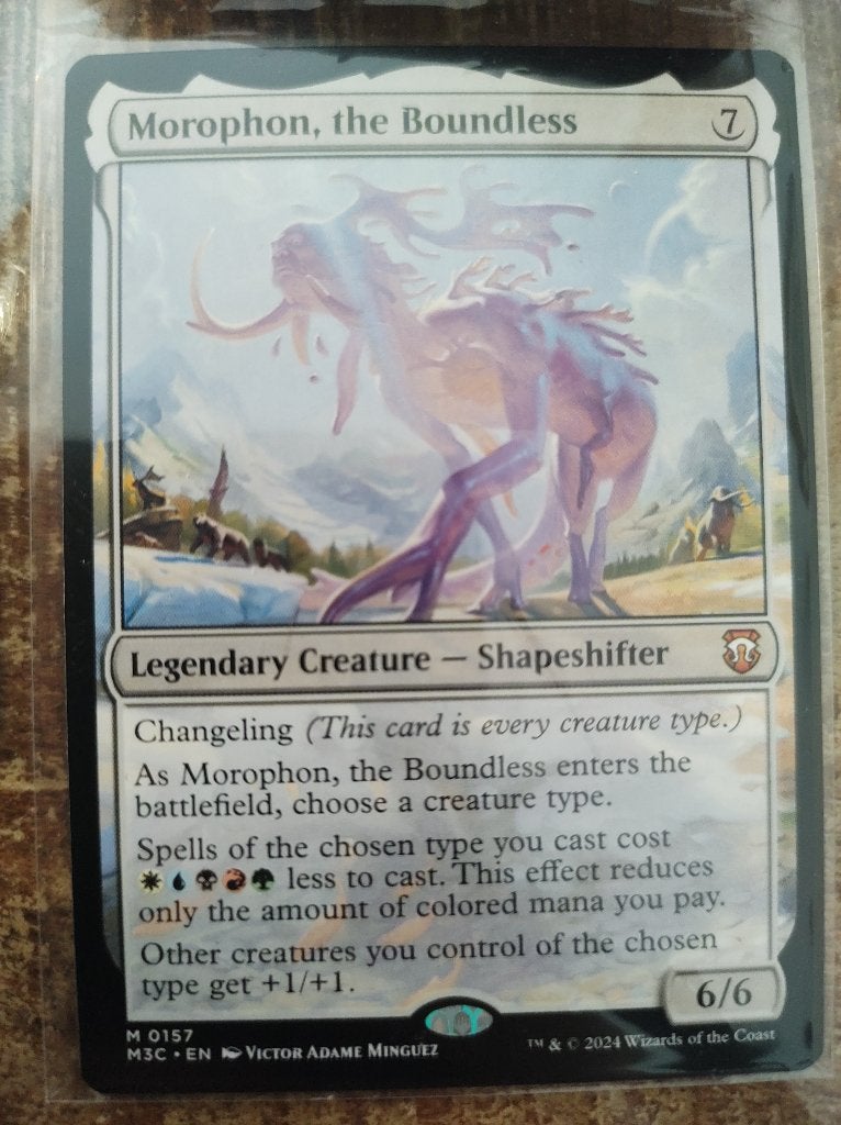 Morophon the boundless Eldrazi commander deck, Hobby en Vrije tijd, Verzamelkaartspellen | Magic the Gathering, Ophalen of Verzenden