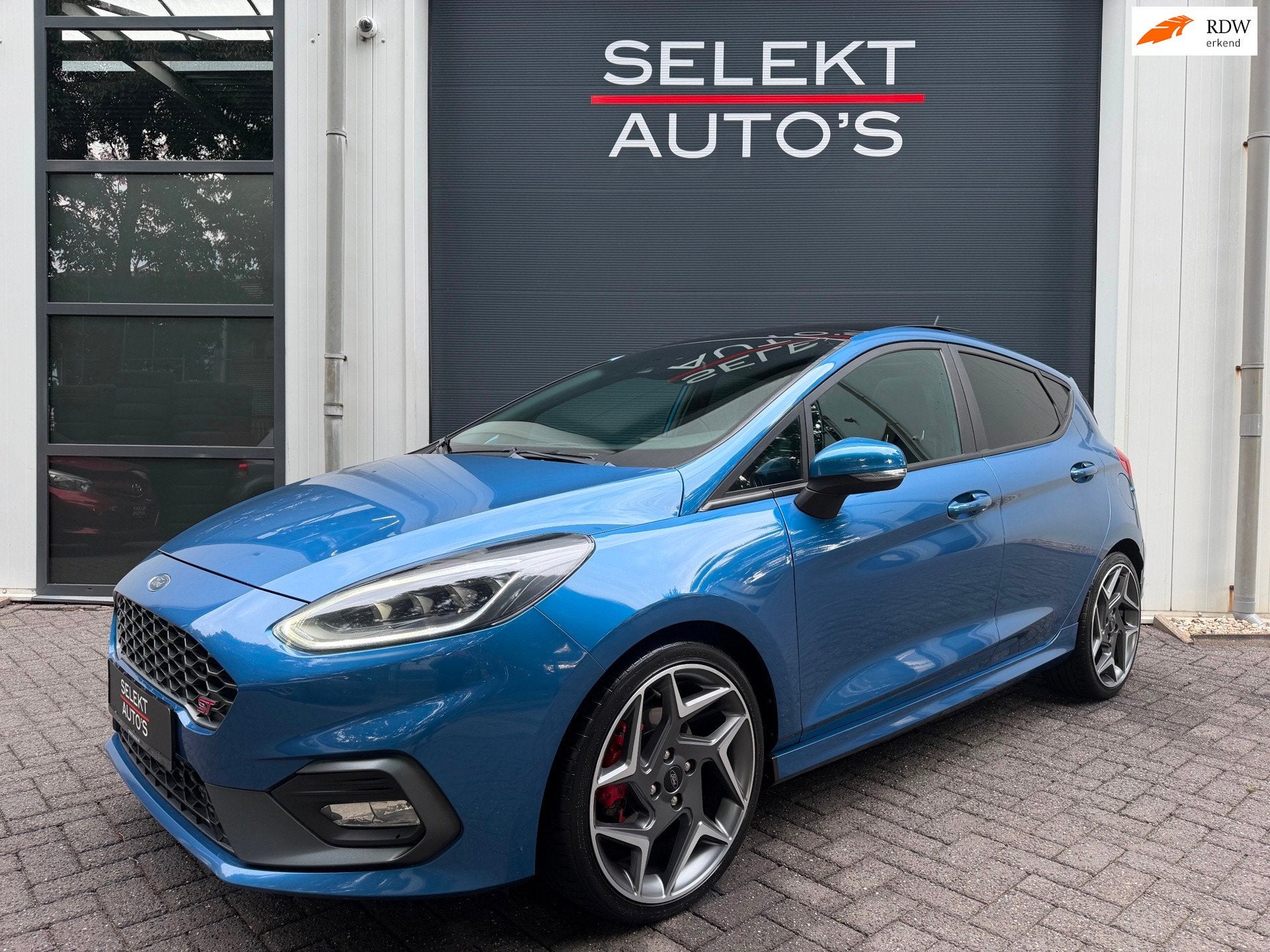 Ford Fiesta 1.5 EcoBoost ST-3 Performance 200 Pk Pano/Launch, Voorwielaandrijving, Gebruikt, Zwart, 4 cilinders