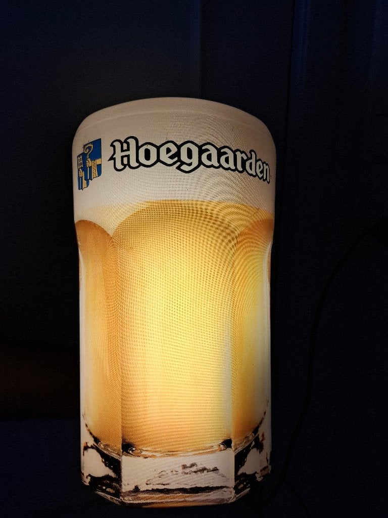 Lichtreclame Hoegaarden bier, Ophalen of Verzenden, Nieuw, Lichtbak of (neon) lamp