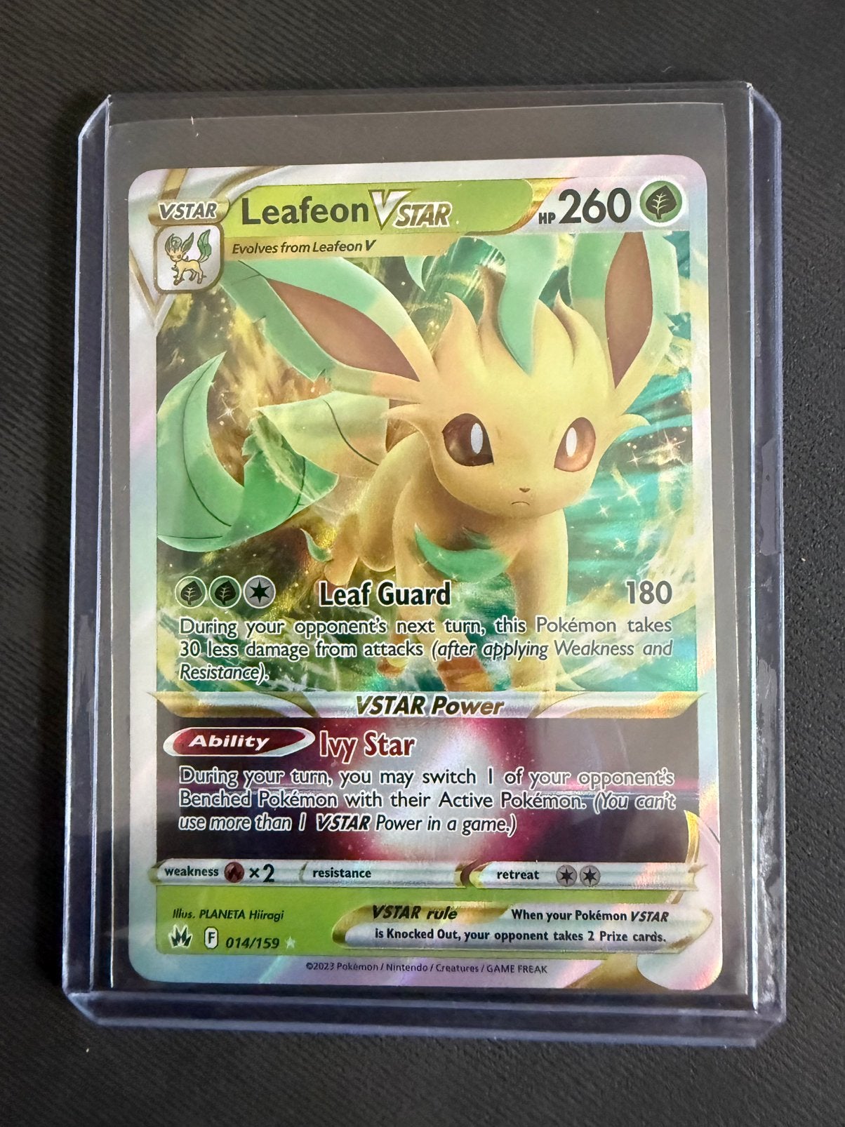 Leafeon Vstar #014/159, Ophalen of Verzenden, Zo goed als nieuw