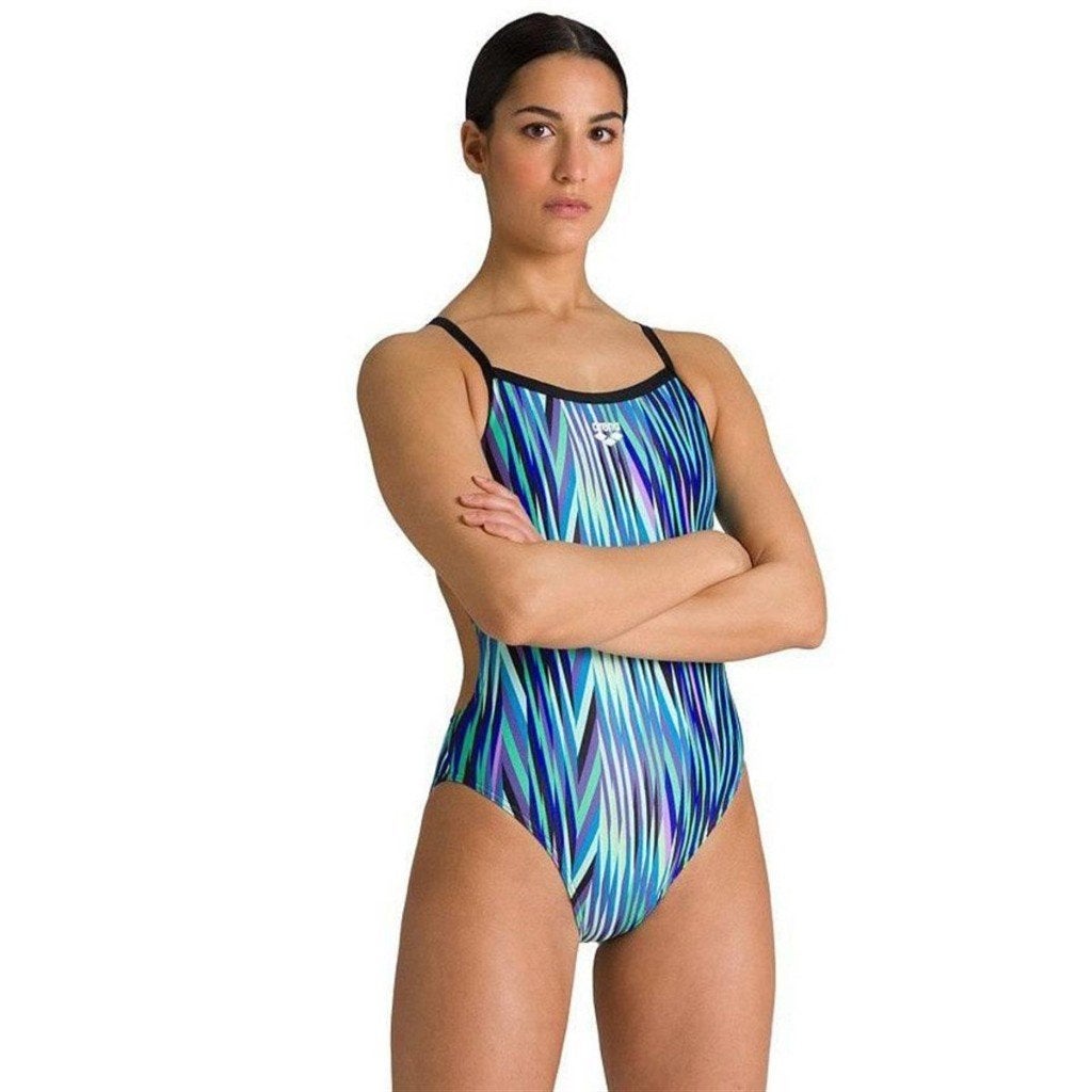 Nieuw Arena W Speed Stripes Challenge Back One Piece Badpak, C.da Cisterna, 84/85 62029 Tolentino (MC) Italië, Zwart, Arena, Nieuw