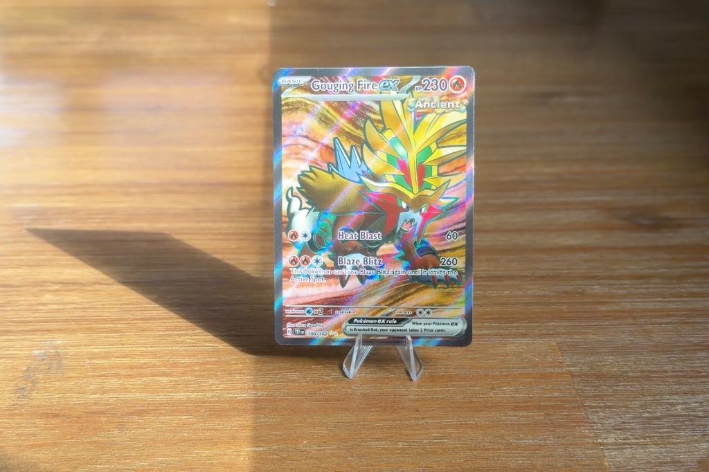 Gouging Fire - Temporal Forces Pokémon kaart, Ophalen, Zo goed als nieuw