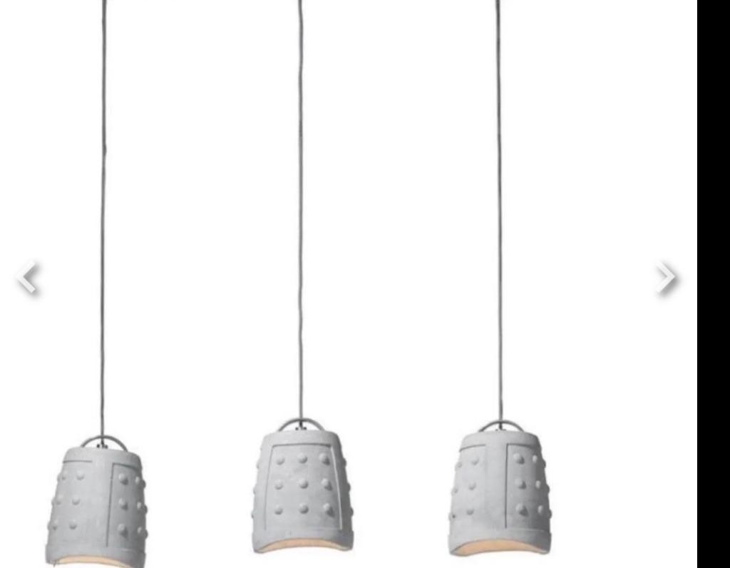Lamp voor boven de eettafel/Eijerkamp/industrieel/beton, Ophalen, Nieuw, Overige materialen, Minder dan 50 cm