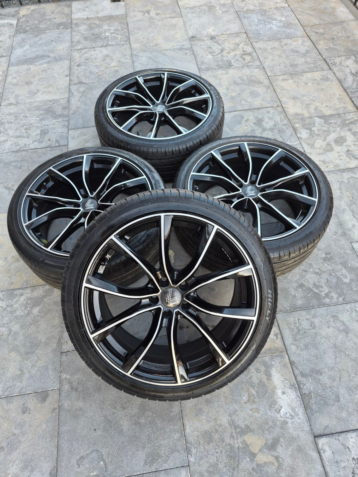 5x100 18 inch Velgen met Banden, Auto diversen, Wieldoppen, Ophalen, Gebruikt