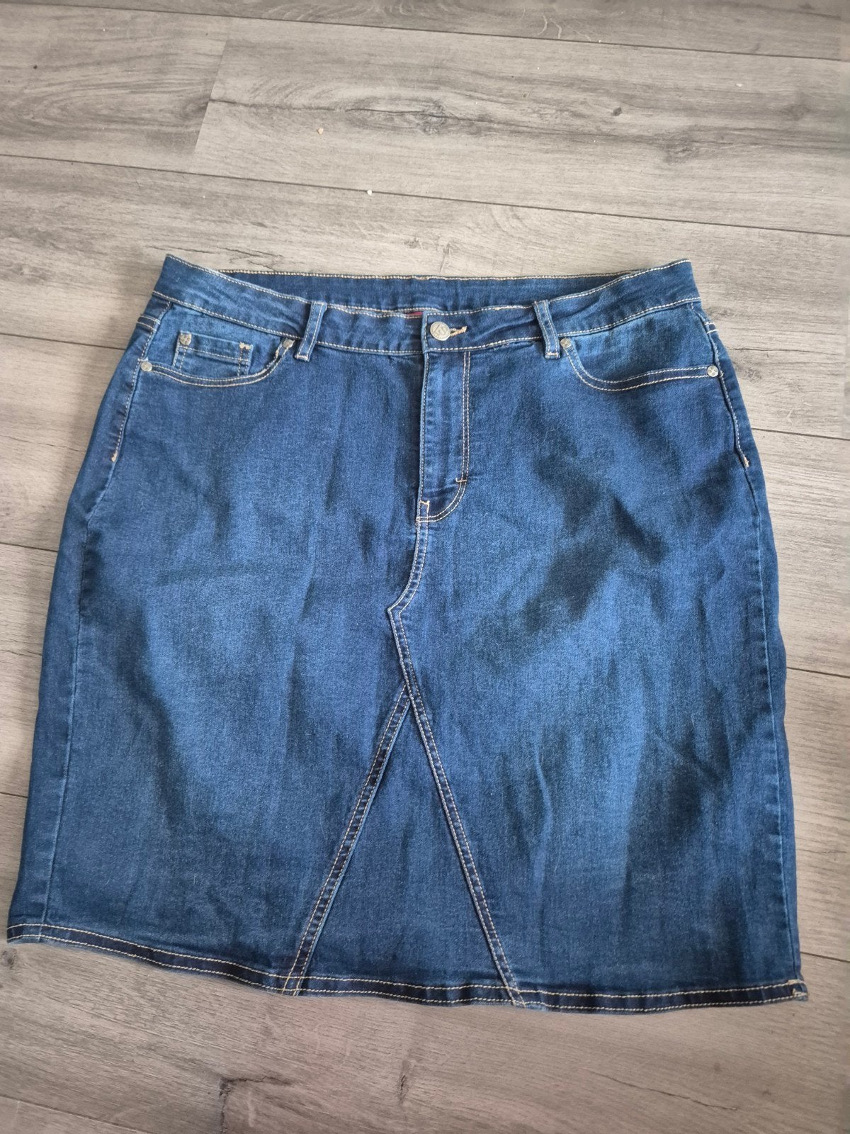 Laura di Sarpi spijkerrok maat 42, Blauw, Maat 42/44 (L), Ophalen of Verzenden, Zo goed als nieuw