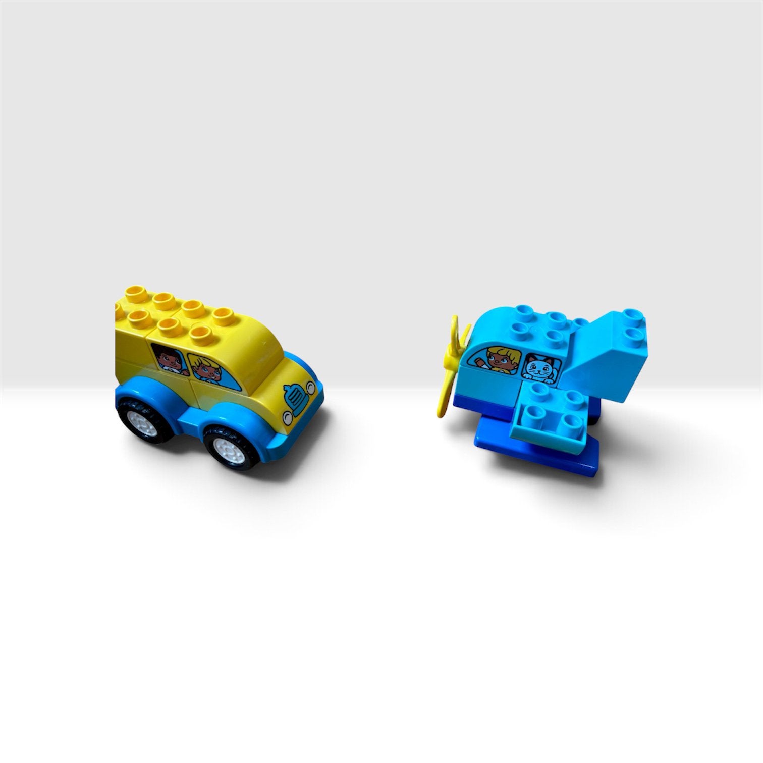 Duplo auto en vliegtuig bouwset, Ophalen, Gebruikt, Duplo