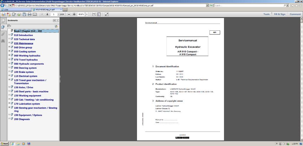 Liebherr A910-1186, A912-1187, R914-1194, A914-1188, A918, Ophalen of Verzenden
