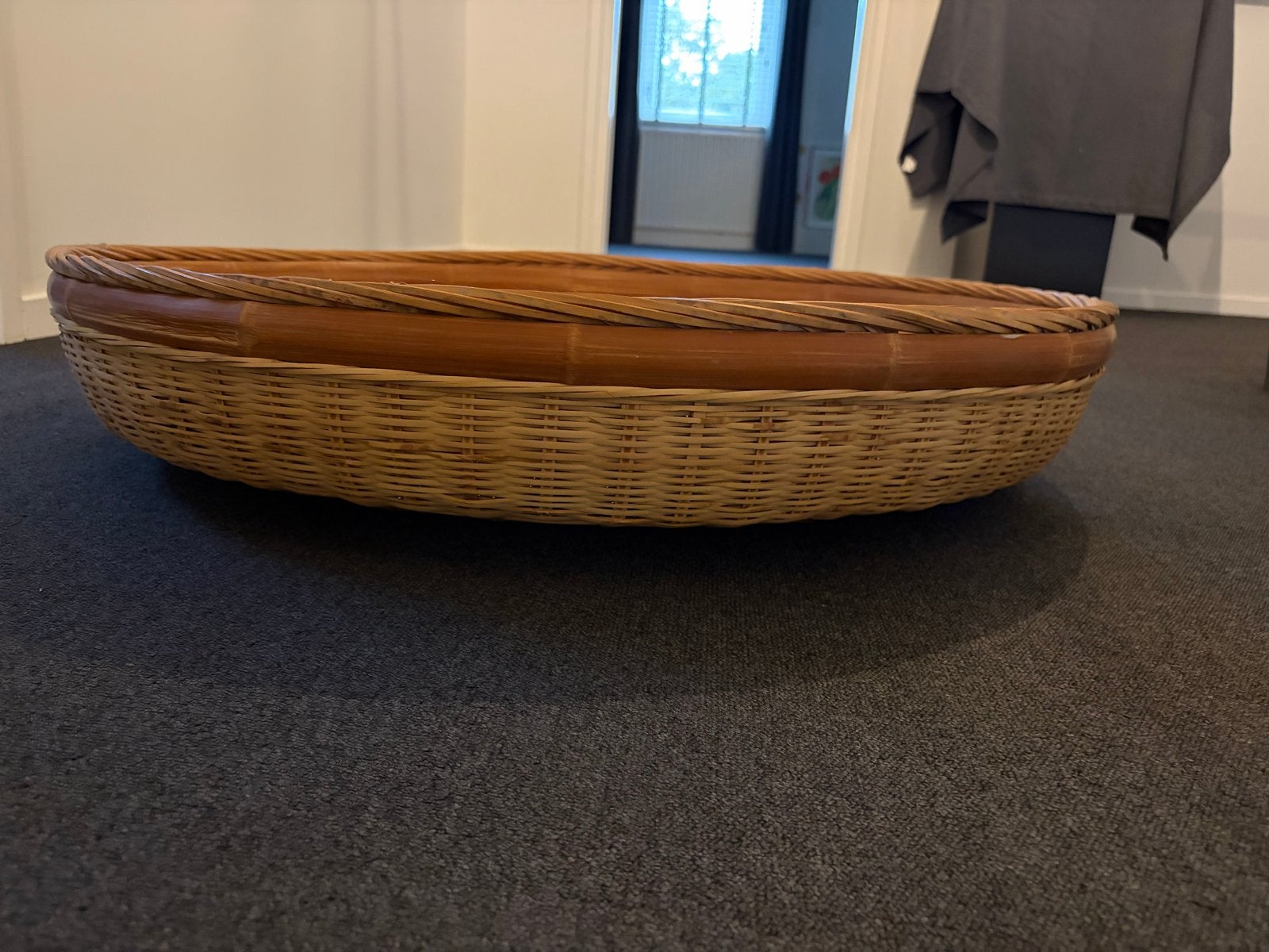 Gevlochten rieten schaal - diameter 85, Ophalen, Gevlochten, Schaal, Rond