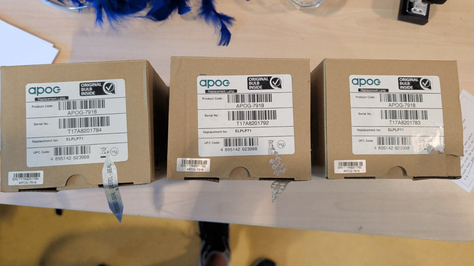 beamer lamp voor Epson ELPLP71, Ophalen of Verzenden, Nieuw