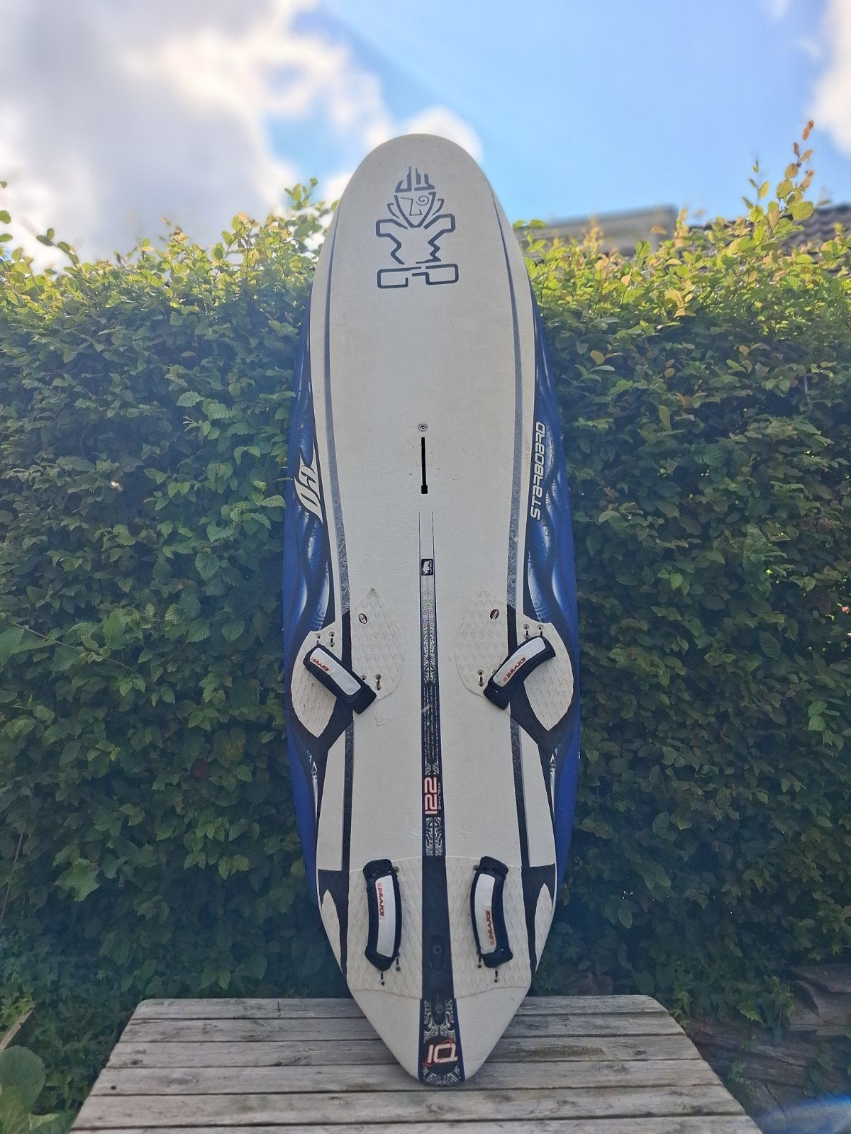 Starboard Go 122 tufskin met 40 cm Drake vin, Ophalen, Minder dan 250 cm, Starboard, Met vin(nen)