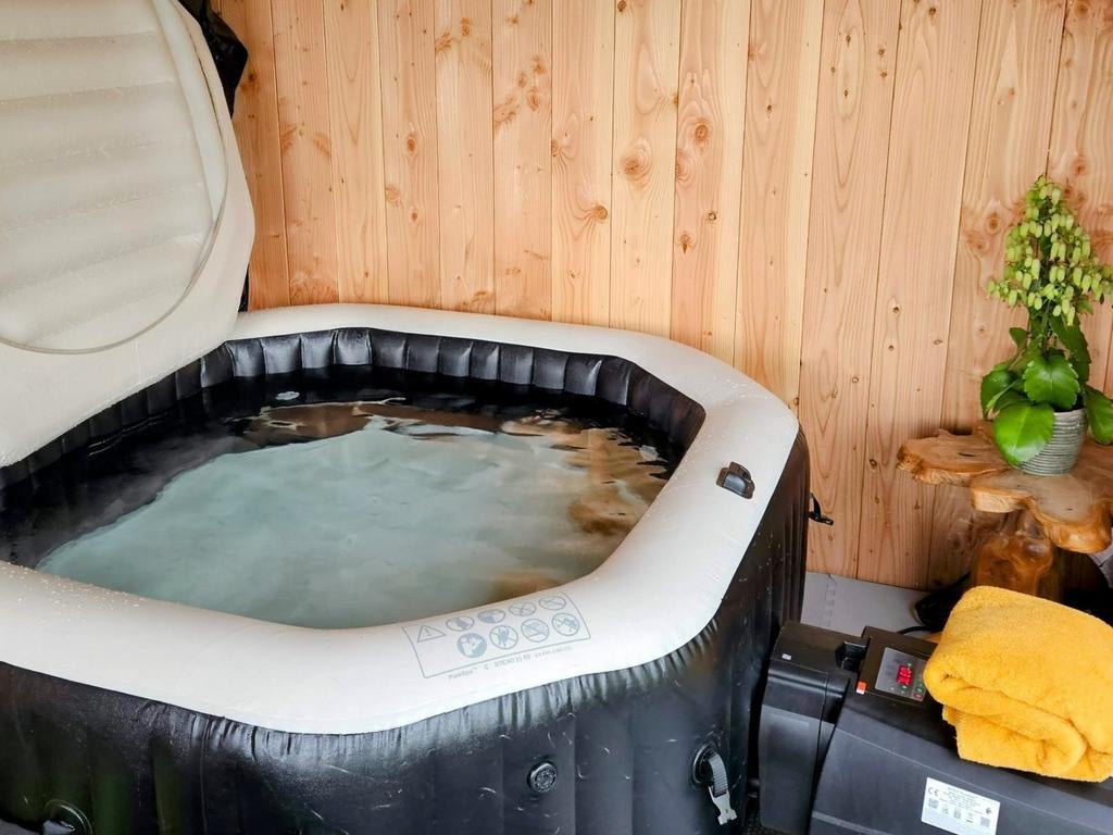 4 persoons Intex pure spa jet bubble zoutwater systeem, Tuin en Terras, Bubbelbaden en Hottubs, Ophalen, Gebruikt