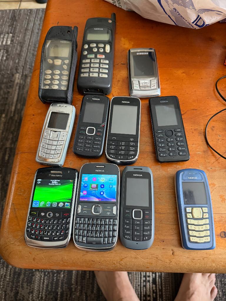 Nokia Samsung Blackberry, Ophalen, Zwart, Fysiek toetsenbord, Zo goed als nieuw