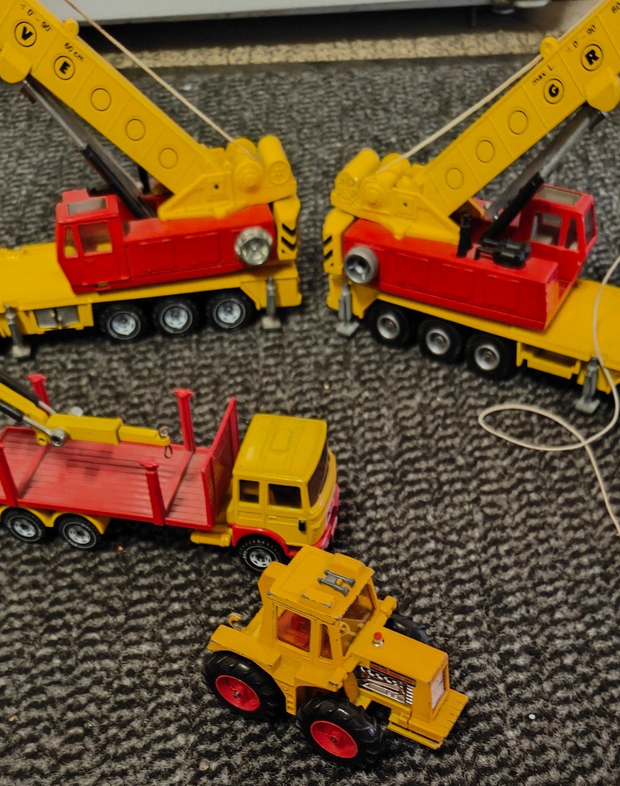 Vintage 3xSiku en 1xMatchboxlesny Speelgoedvoertuigen t, Ophalen of Verzenden, Gebruikt