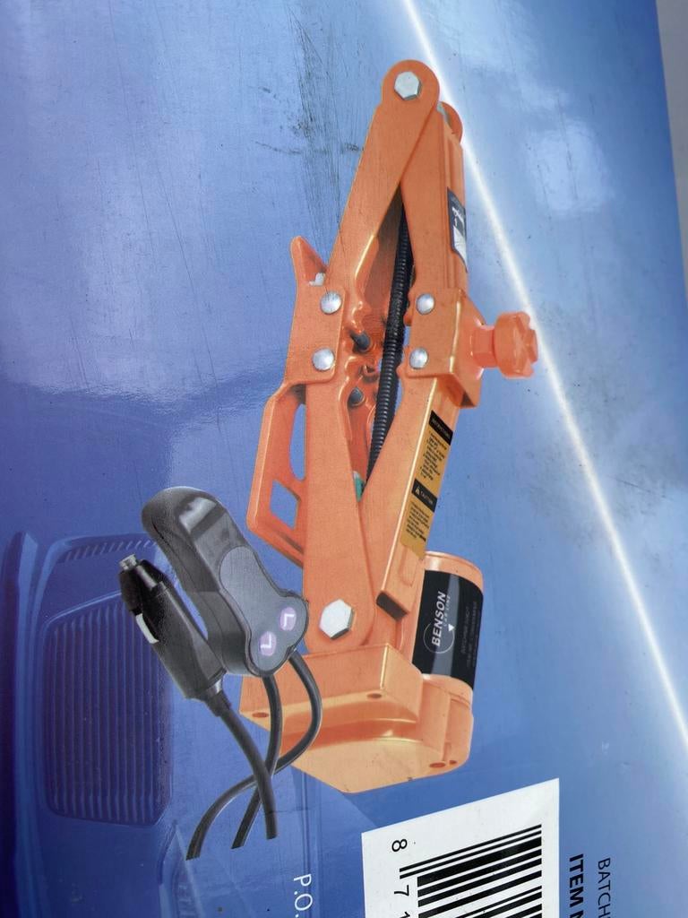 Electrische auto krik met afstandsbediening, Computers en Software, Pc- en Netwerkkabels, Ophalen, Zo goed als nieuw