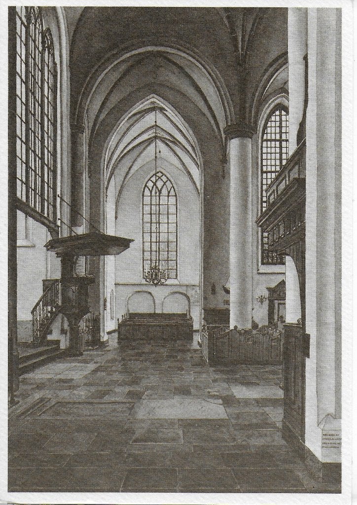 Pa658 ongelopen ansichtkaart elburg st nicolaas interieur, Ophalen of Verzenden, 1960 tot 1980, Gelopen, Gelderland