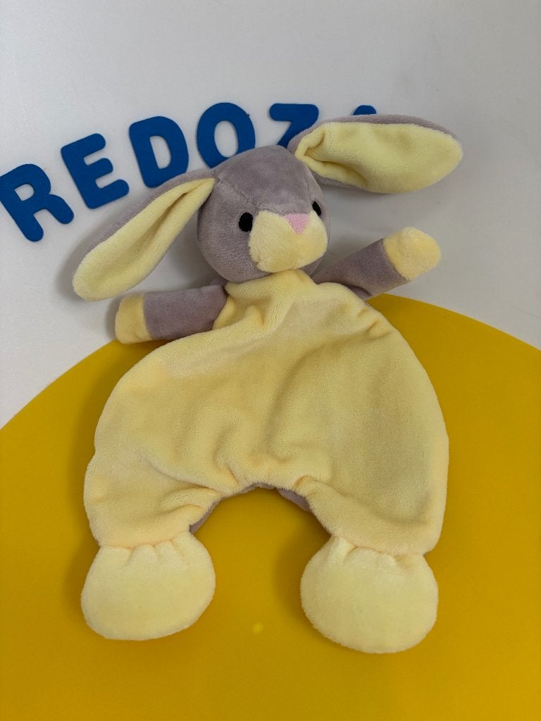 K2935 Zwitsal konijn konijntje grijs geel, Kinderen en Baby's, Speelgoed | Knuffels en Pluche, Ophalen of Verzenden, Zo goed als nieuw