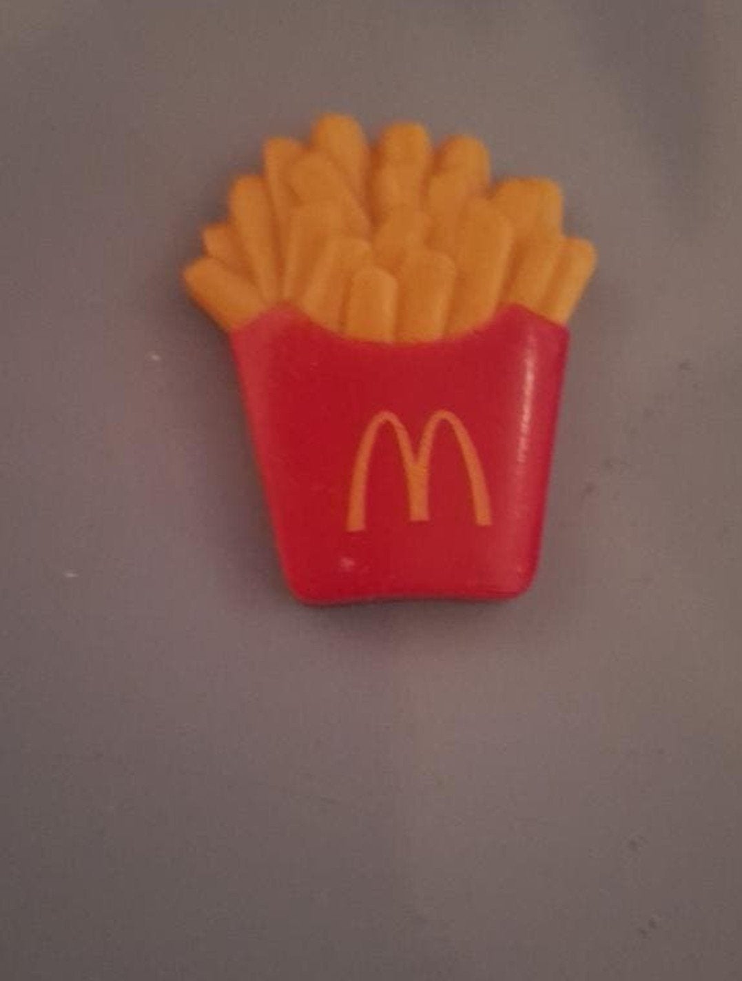 Vintage McDonald's frietjes magneet jaren '80, Ophalen of Verzenden, Gebruikt