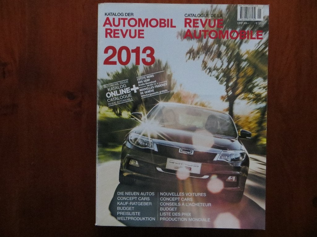 Revue Automobile / Automobil Revue 2013, Ophalen of Verzenden, Zo goed als nieuw, Algemeen