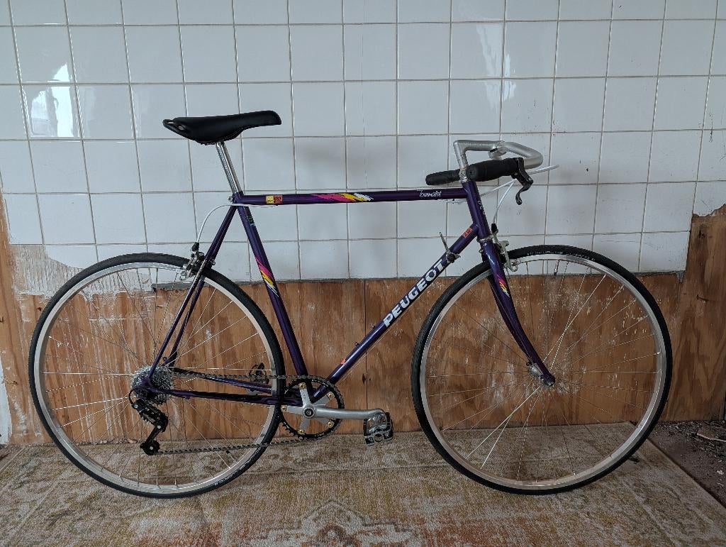 Peugeot 60cm racefiets met 7 versnellingen en handremmen, Fietsen en Brommers, Fietsen | Racefietsen, 28 inch, Heren, Nieuw, 57 tot 61 cm