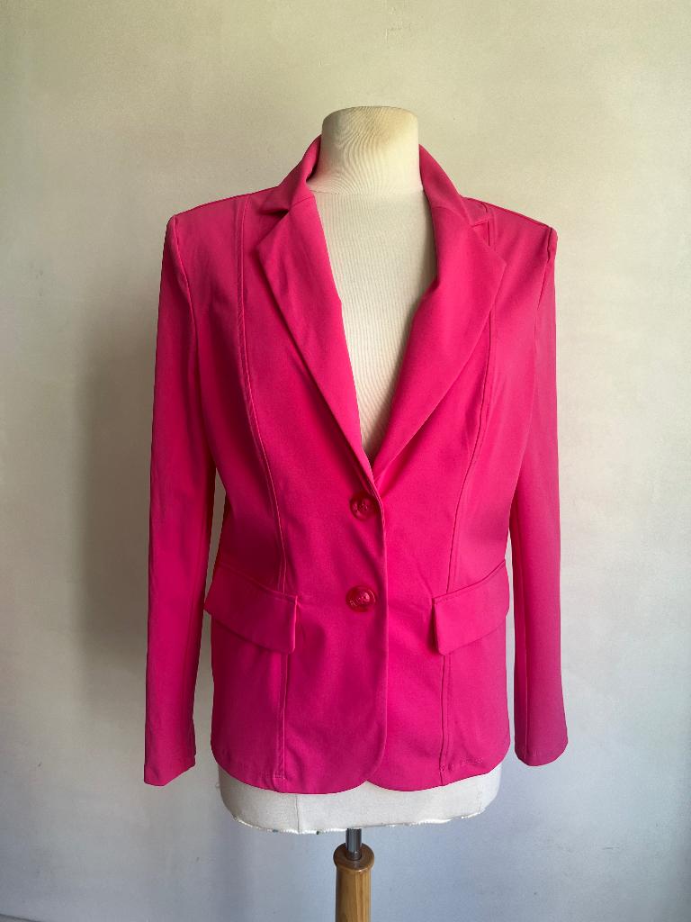 mi piace jasje roze maat xxl travelstof, Kleding | Dames, Mi Piace, Verzenden, Maat 46/48 (XL) of groter, Zo goed als nieuw