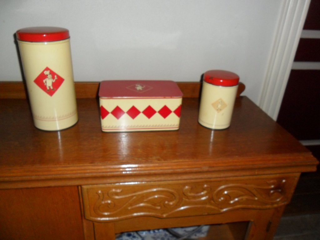 Bolletje blikken (3), Ophalen of Verzenden, Gebruikt, Beschuit, Bolletje