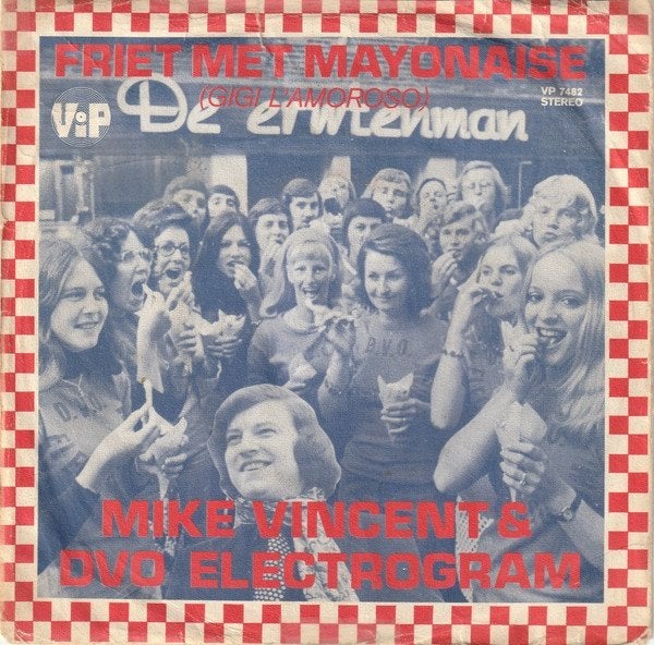 Mike Vincent - Friet met Mayonaise (Single), Fotohoes, Ophalen of Verzenden, Gebruikt, Nederlandstalig