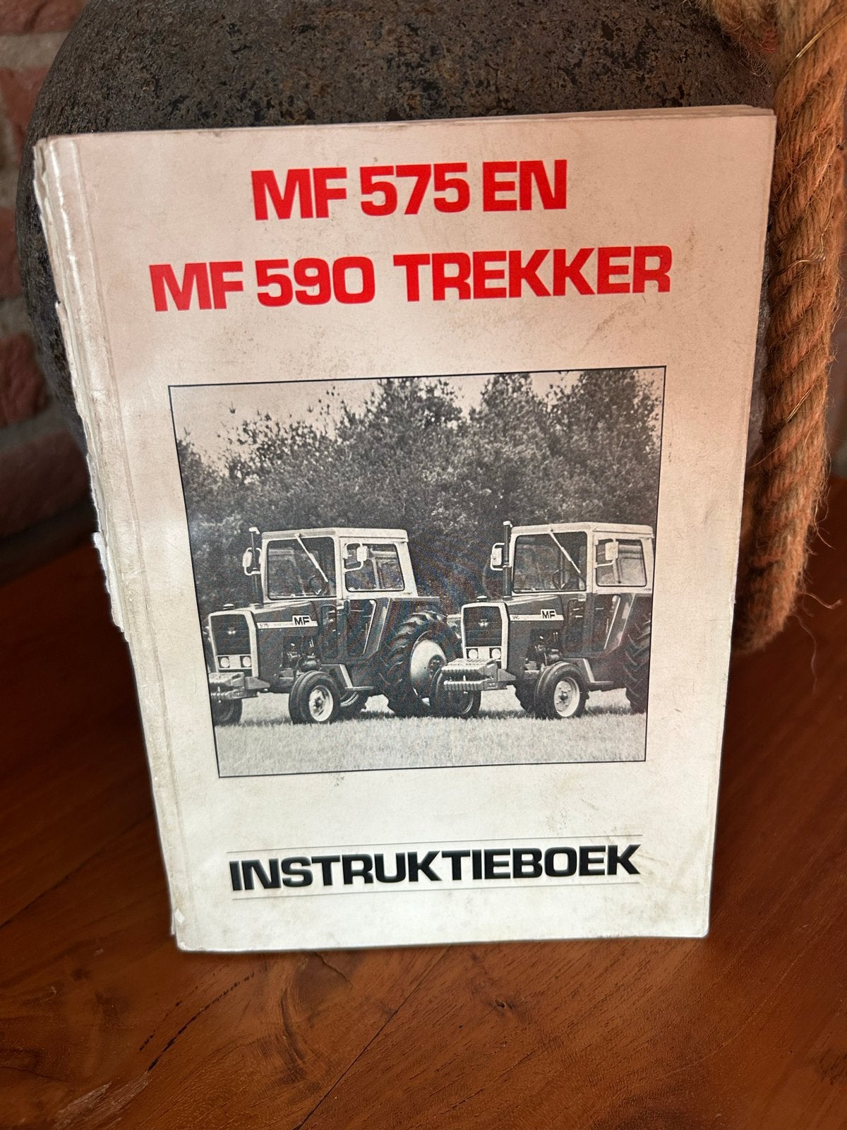 Massey Ferguson MF 575 en MF 590 Trekker Instructieboek, Ophalen of Verzenden