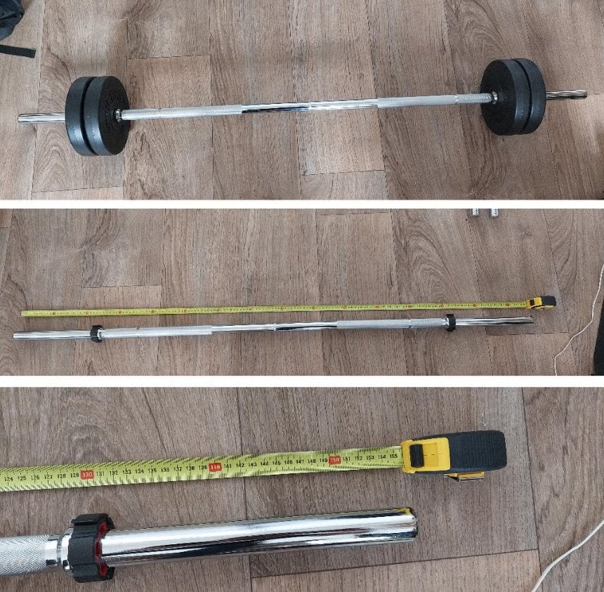 Gym set - Gewichten, dumbells, etc., Ophalen, Gebruikt, Benen, Halterset