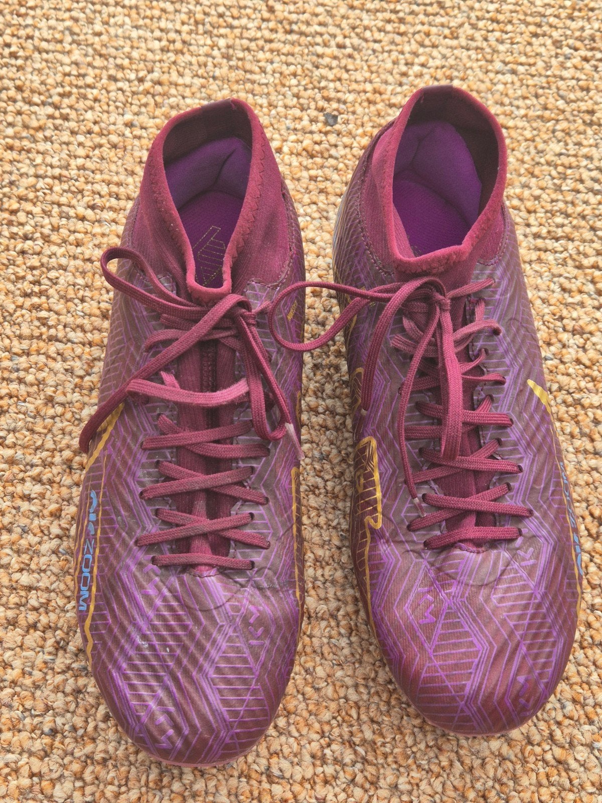 Nike Mercurial Voetbalschoenen Maat 43 met Sok, Ophalen of Verzenden, Gebruikt, Schoenen