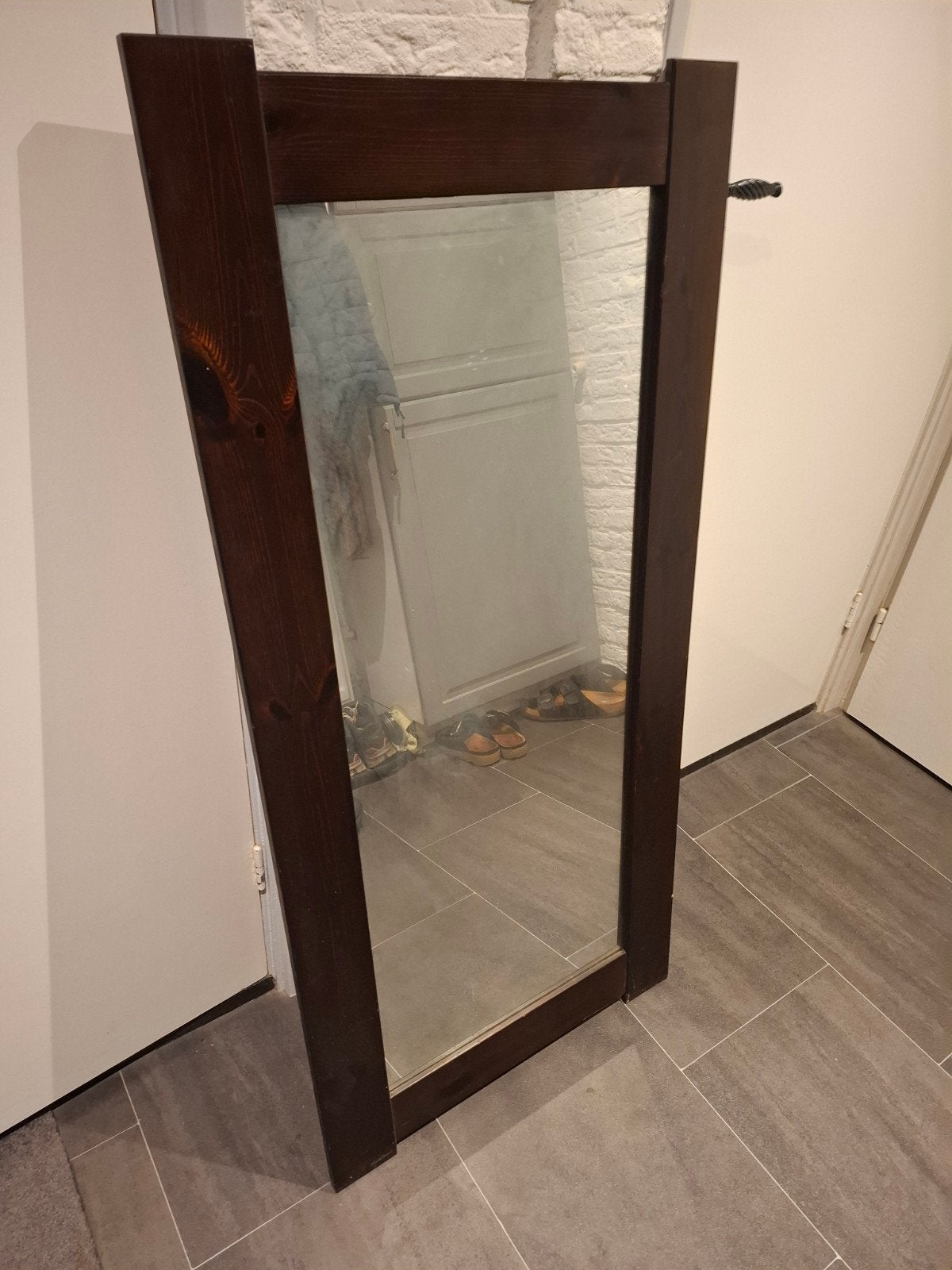 Spiegel met houten frame, Gratis, Ophalen, Rechthoekig, Minder dan 100 cm