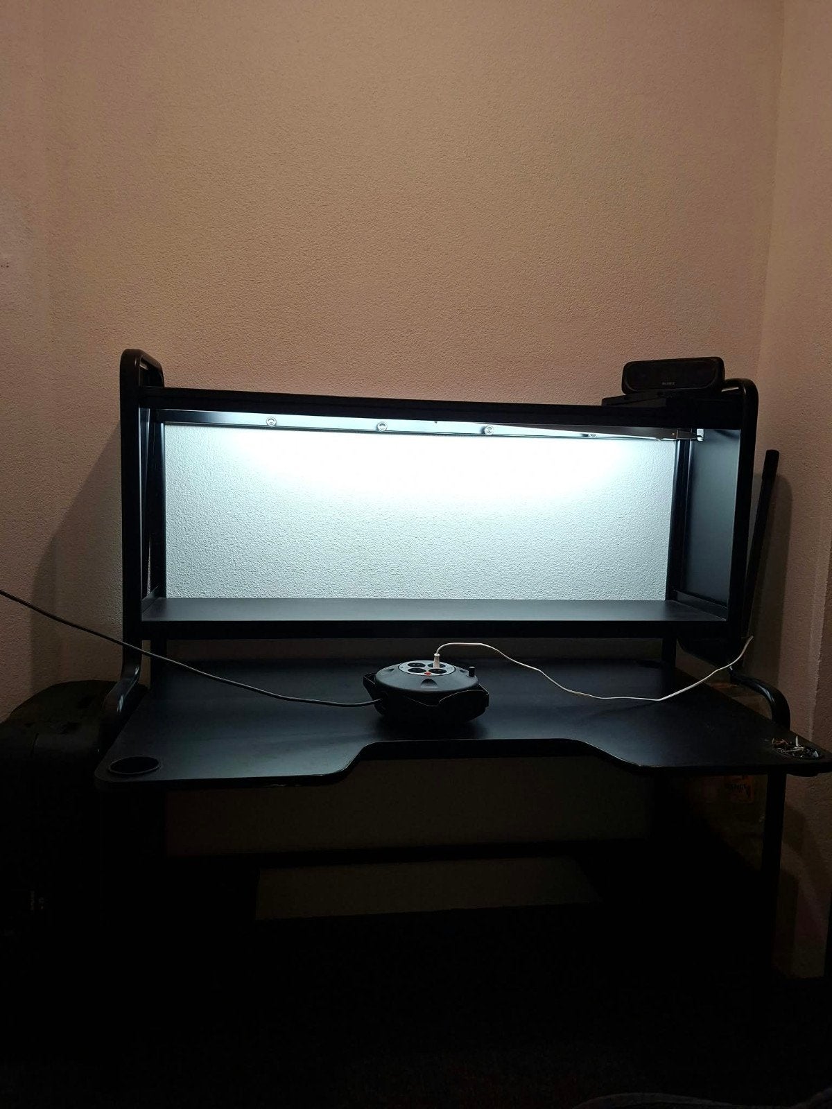 FREDDE Gaming Desk Black, Ophalen, Zwart, Scandinavisch, 74 cm