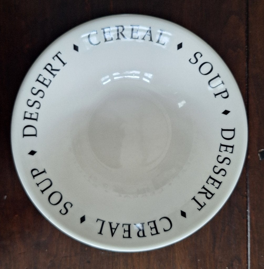 4 kommen voor soep, ontbijt of dessert, Overige merken, Ophalen of Verzenden, Zo goed als nieuw, Kom(men)